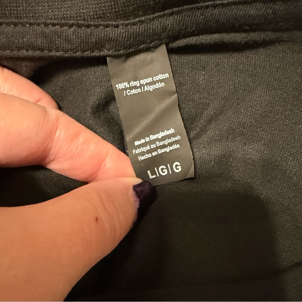 NWOT Black T-Shirt with Colorful 'Let Them' Design - Picture 3 of 5